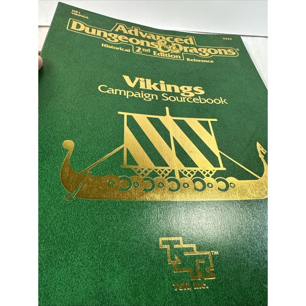 TSR AD&D 2e HR1 Vikings Campaign Sourcebook - First Printing - Pristine Unused